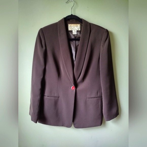 NEW Jones New York Brown Blazer - Picture 1 of 2